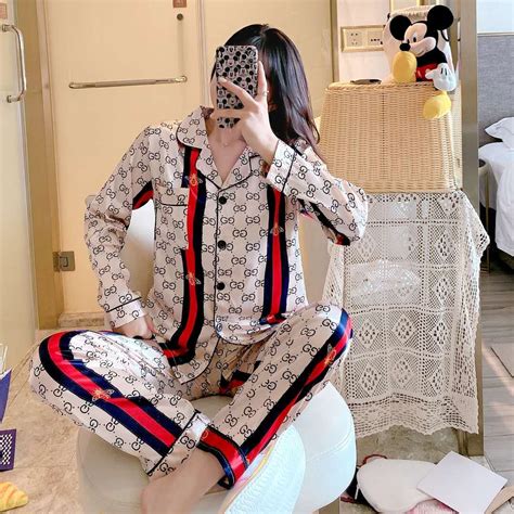 gucci pyjama set womens|Gucci pajama set.